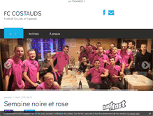 Tablet Screenshot of fccostauds.fr